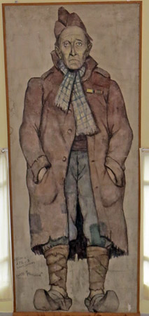 Toile du "prisonnier" visible au Musée